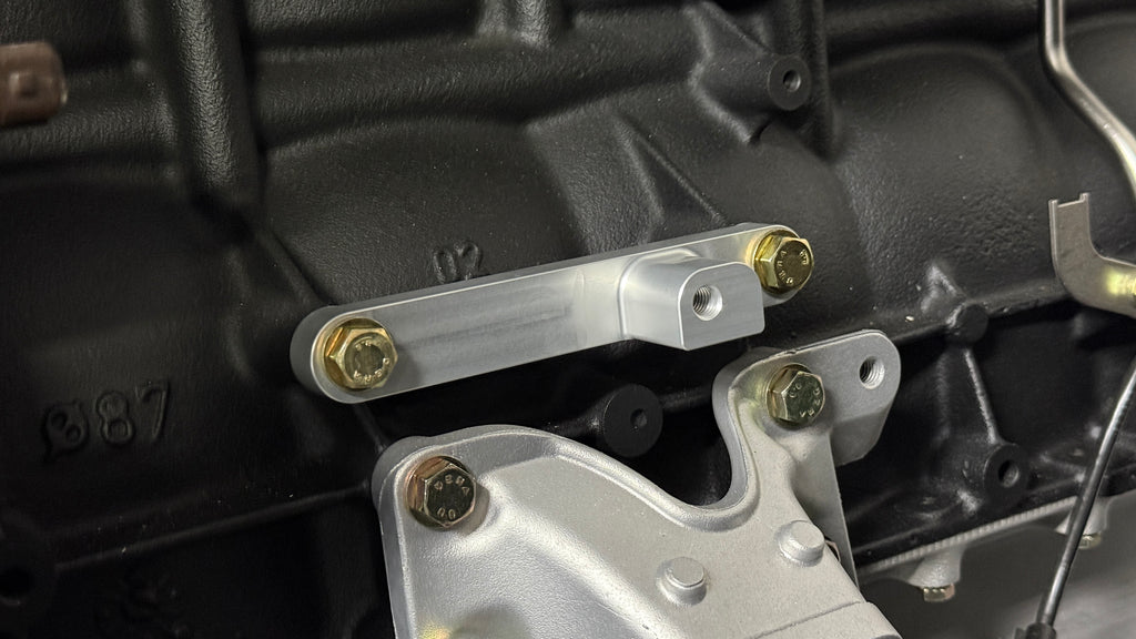 E36 S54 Swap Intake Plenum Lower Mount (CNC Aluminum)