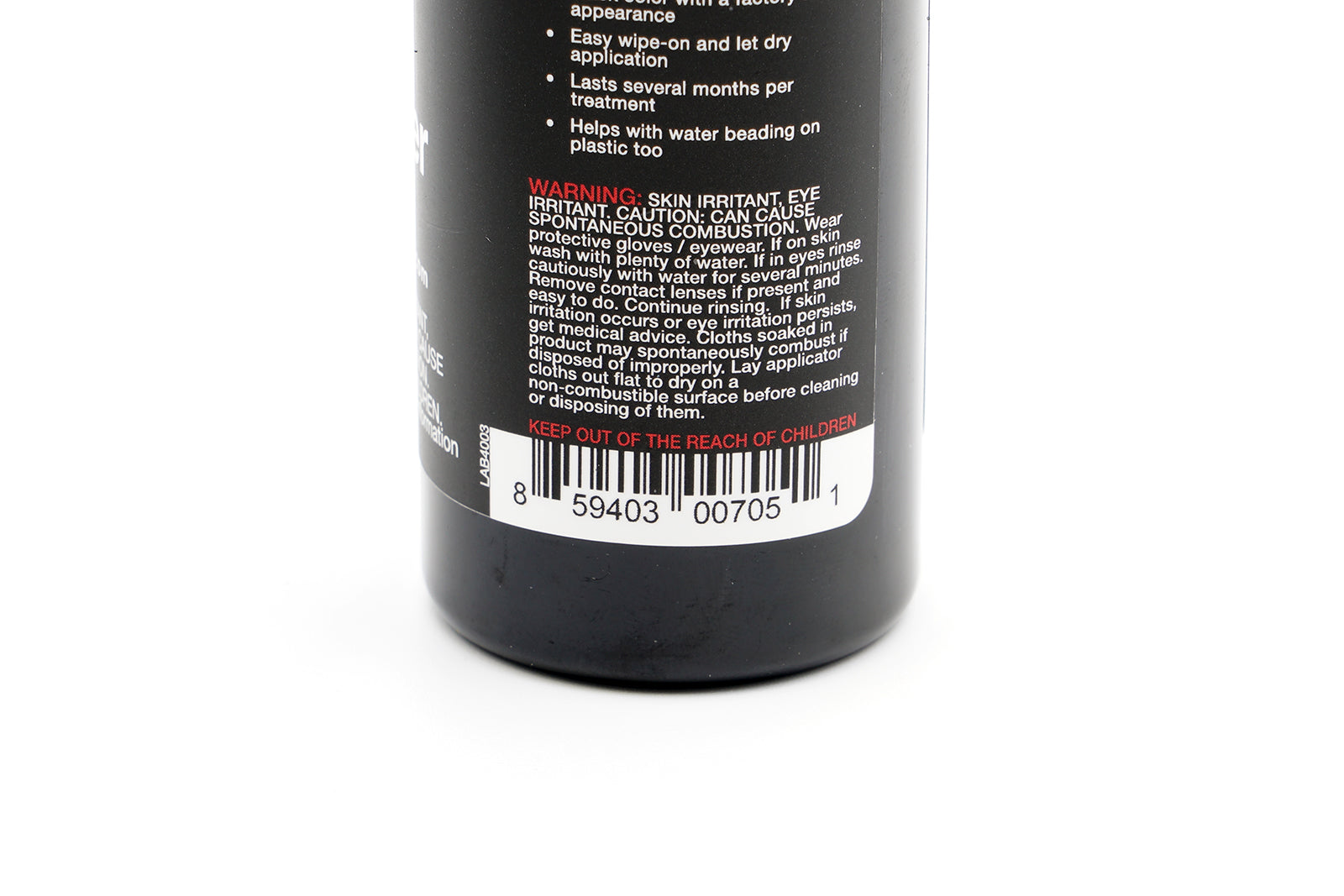 Adam's Polishes Black Trim Restorer 4oz