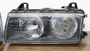 OEM E36 Bosch / AL / Magnetti Marelli Euro H7 Parabolic Headlight Set - NEW