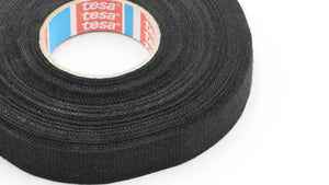 Tesa Automotive Cloth "Fleece" Harness Tape Black 15mm x 25 meters