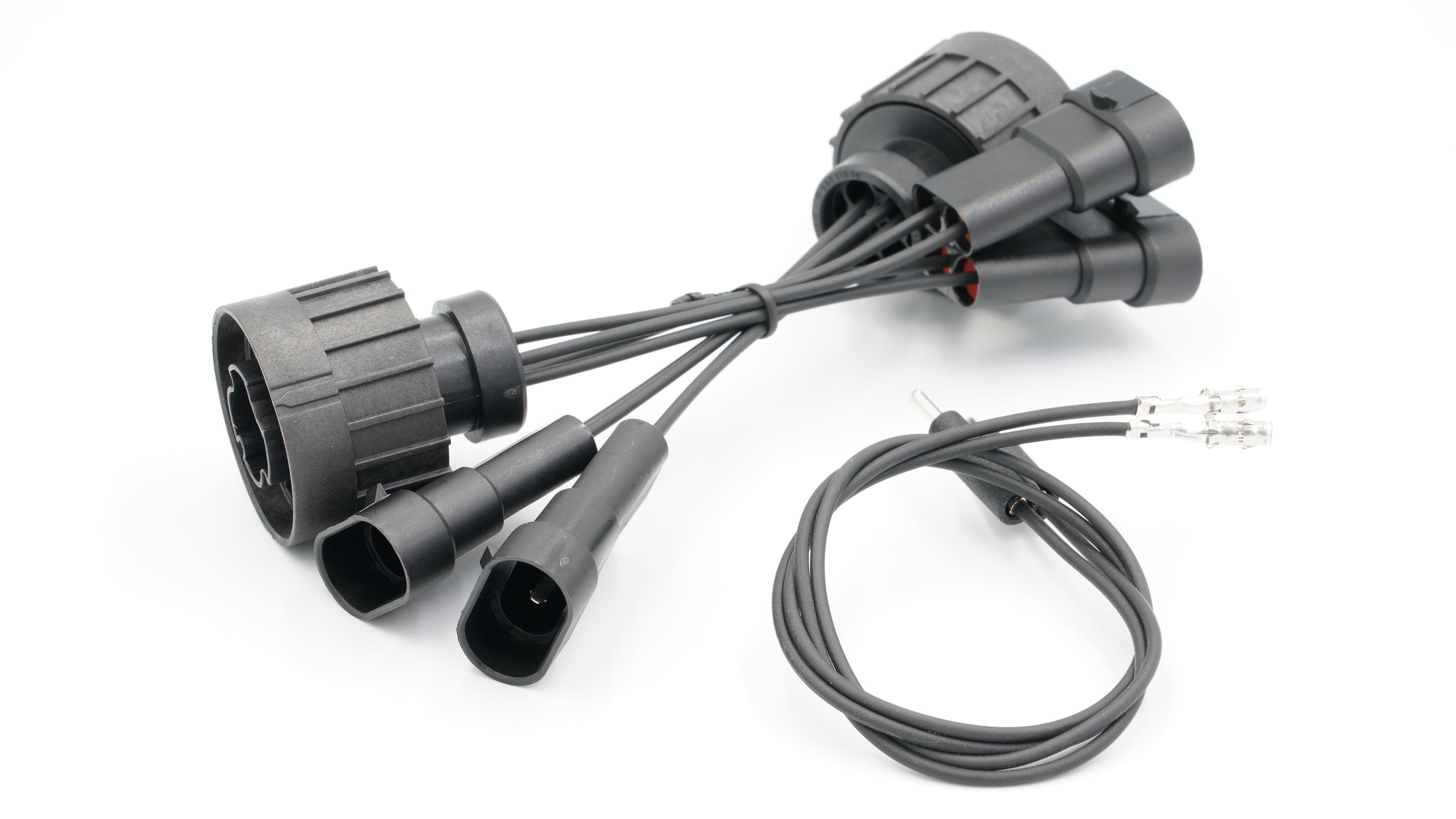 BMW E36 Plug & Play Euro Headlight Adapter Harness Pair (Genuine BMW Connectors)