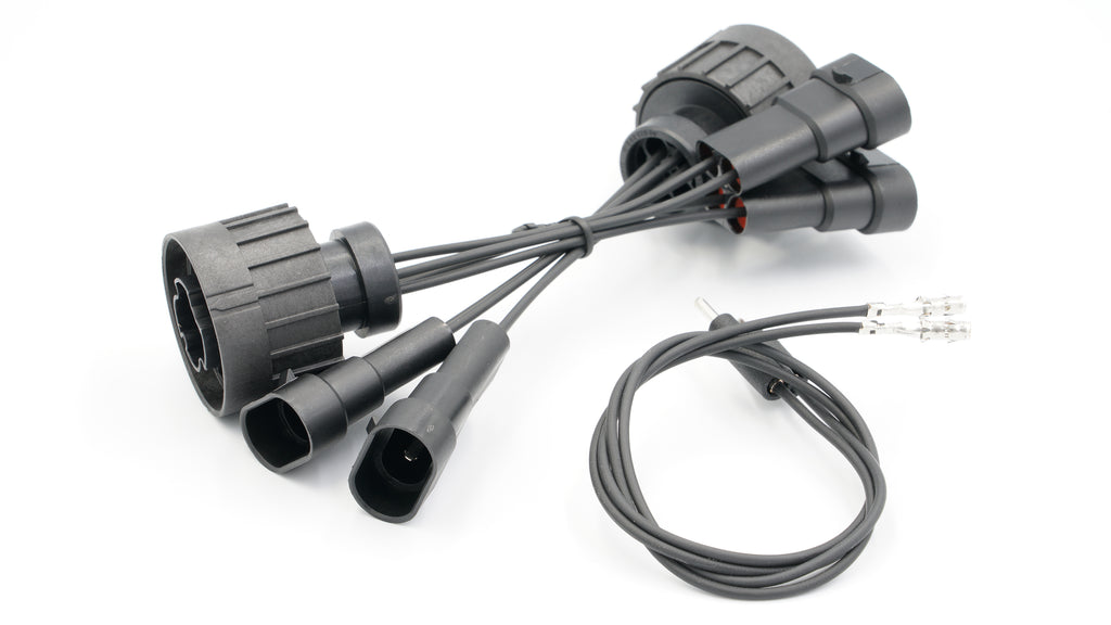 BMW E36 Plug & Play Euro Headlight Adapter Harness Pair (Genuine BMW Connectors)
