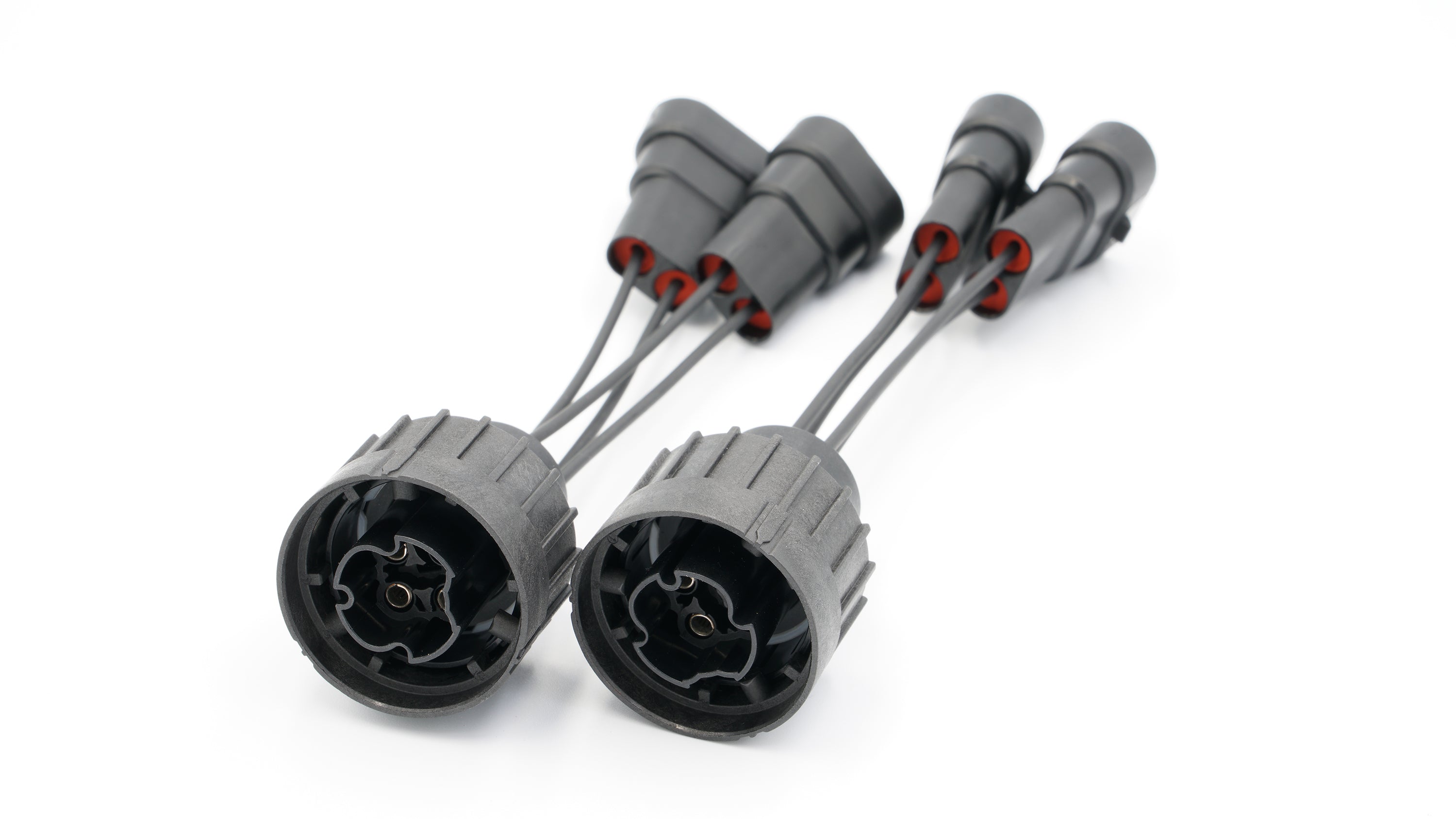 BMW E36 Plug & Play Euro Headlight Adapter Harness Pair (Genuine BMW Connectors)