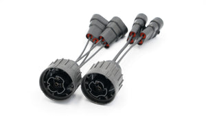 BMW E36 Plug & Play Euro Headlight Adapter Harness Pair (Genuine BMW Connectors)
