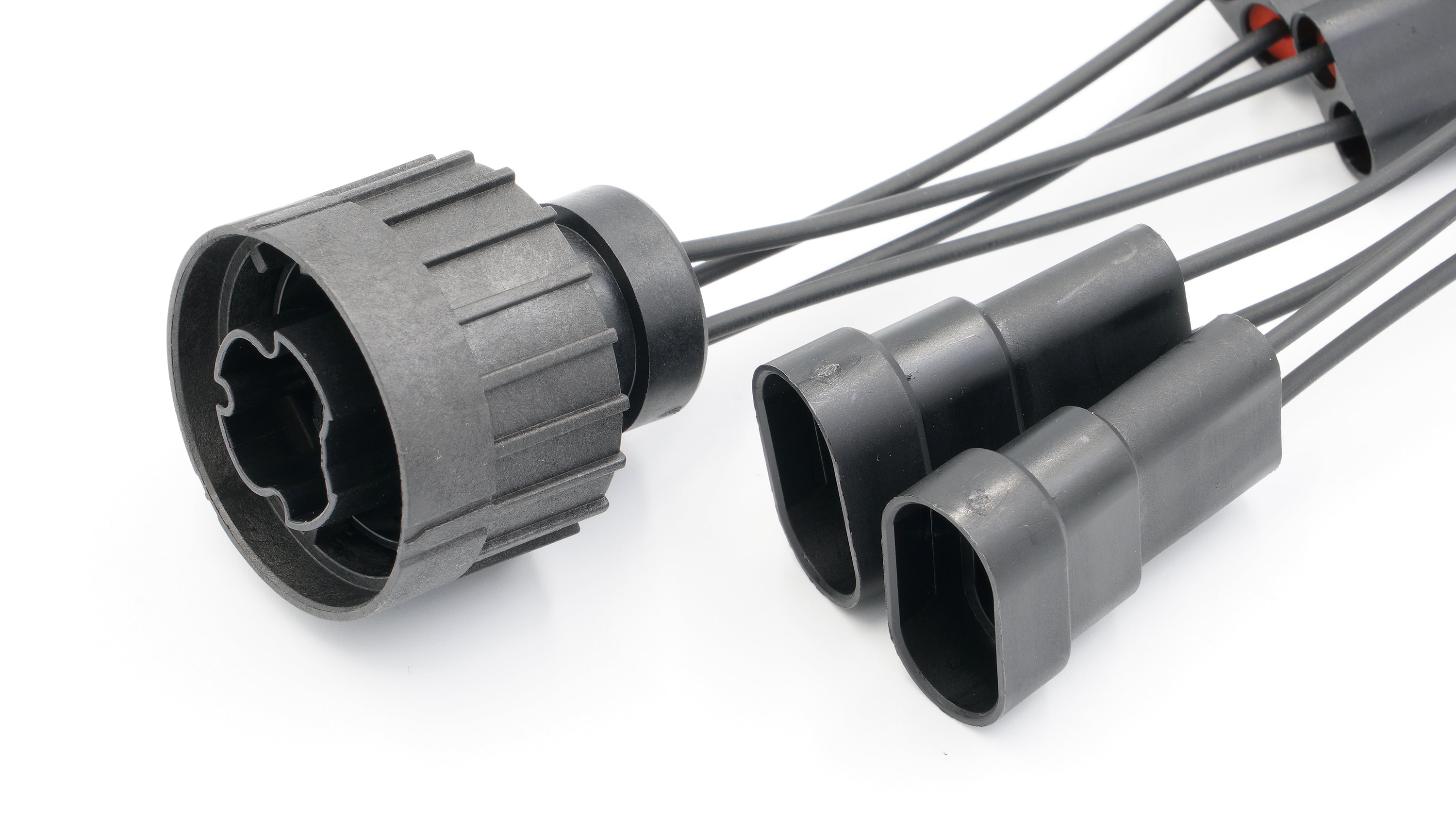BMW E36 Plug & Play Euro Headlight Adapter Harness Pair (Genuine BMW Connectors)