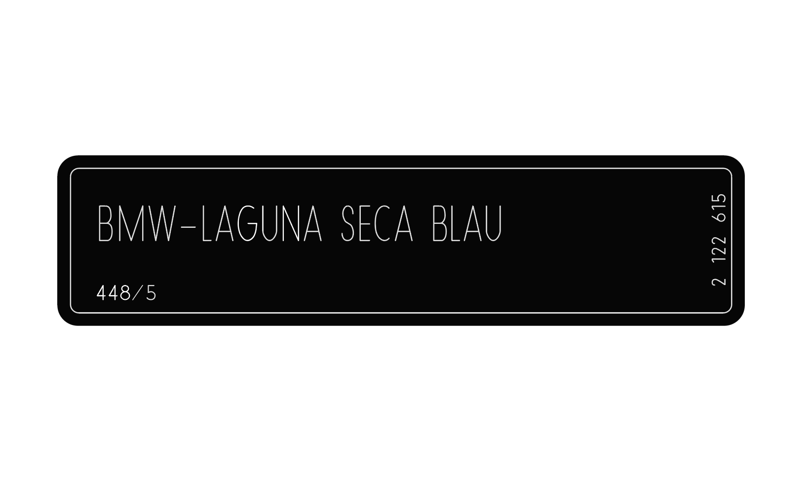 OE-Grade E36 Strut Tower Body Color Sticker