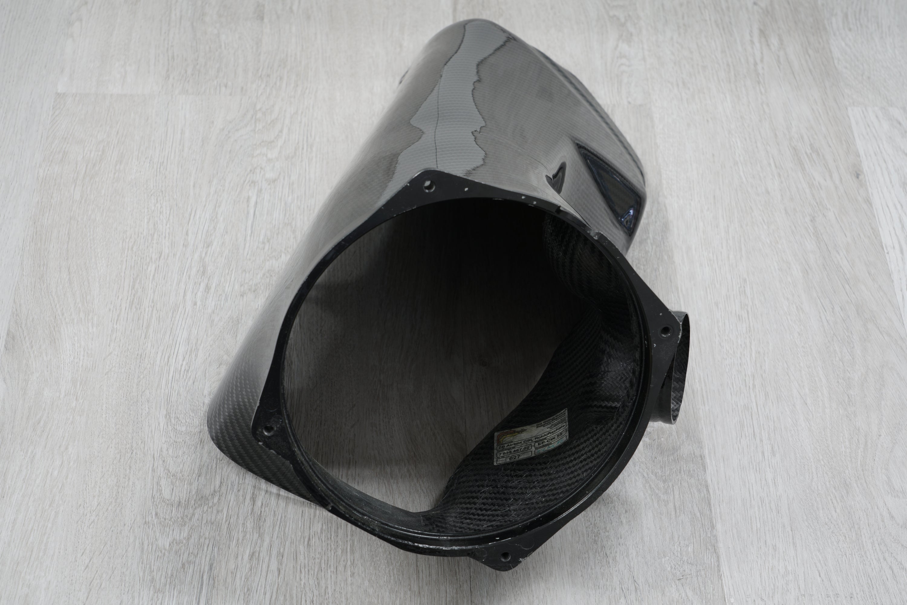 Genuine BMW E46 M3 CSL Carbon Intake Snorkel Unfiltered Air Housing 11617833497