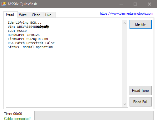 MSS6x Quickflash Software with Logging