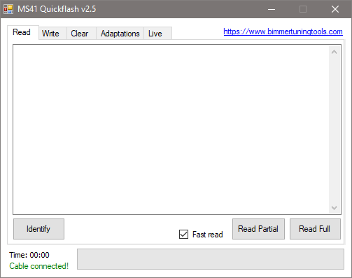 MS41 Quickflash Software with Logging