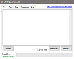 MS41 Quickflash Software with Logging