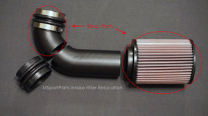 MSP Supercharger Intake Pipes for Dinan Supercharger with Euro Headlights