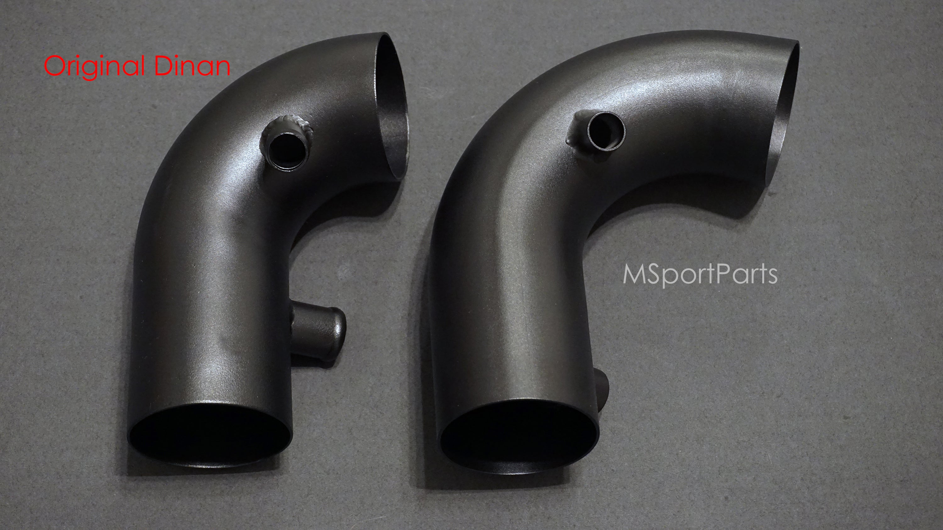 MSP Supercharger Intake Pipes for Dinan Supercharger with Euro Headlights