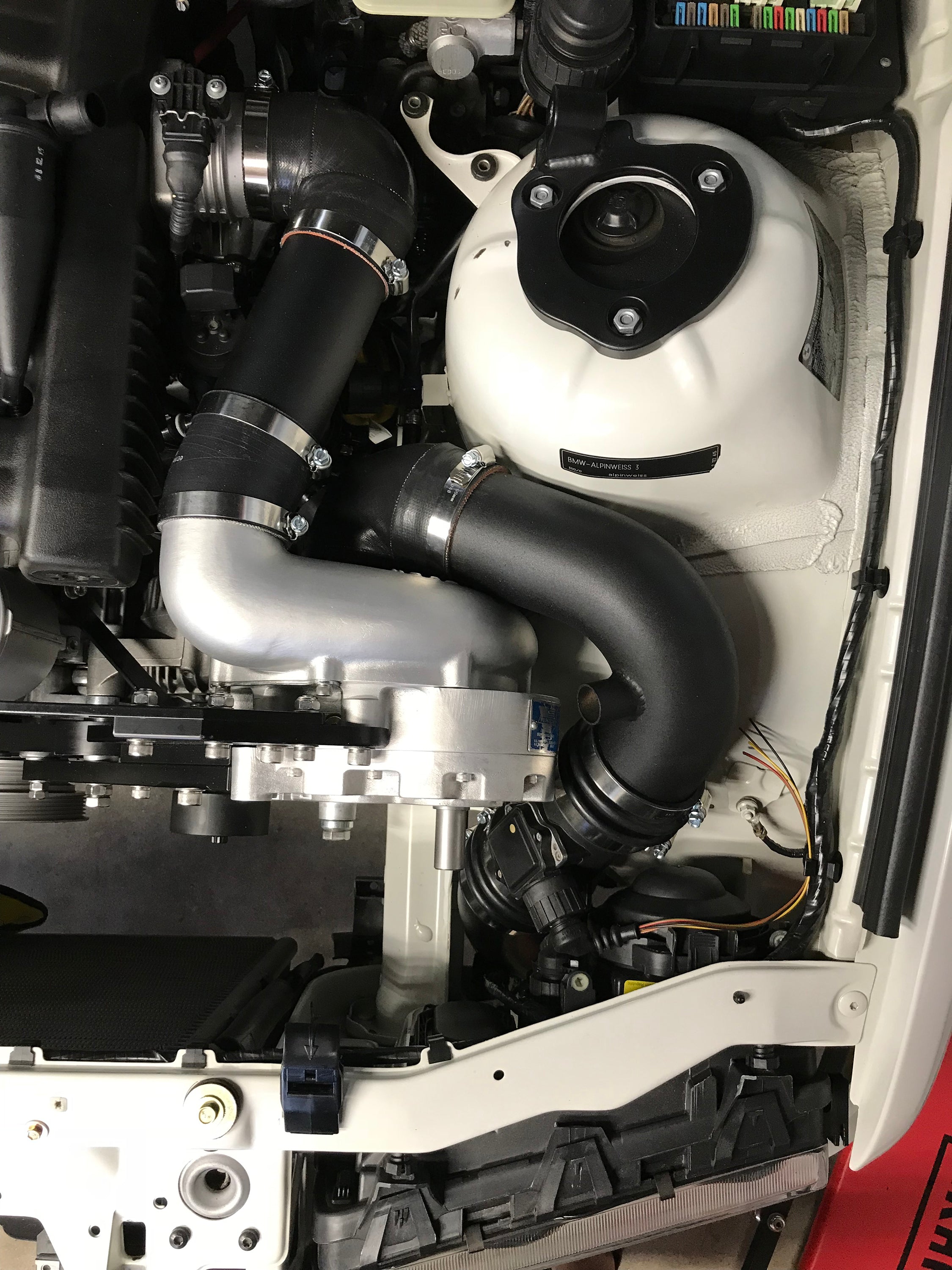 MSP Supercharger Intake Pipes for Dinan Supercharger with Euro Headlights