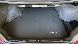 Genuine BMW E36 Coupe and Sedan Plush Anthracite M Trunk Mat MSportParts