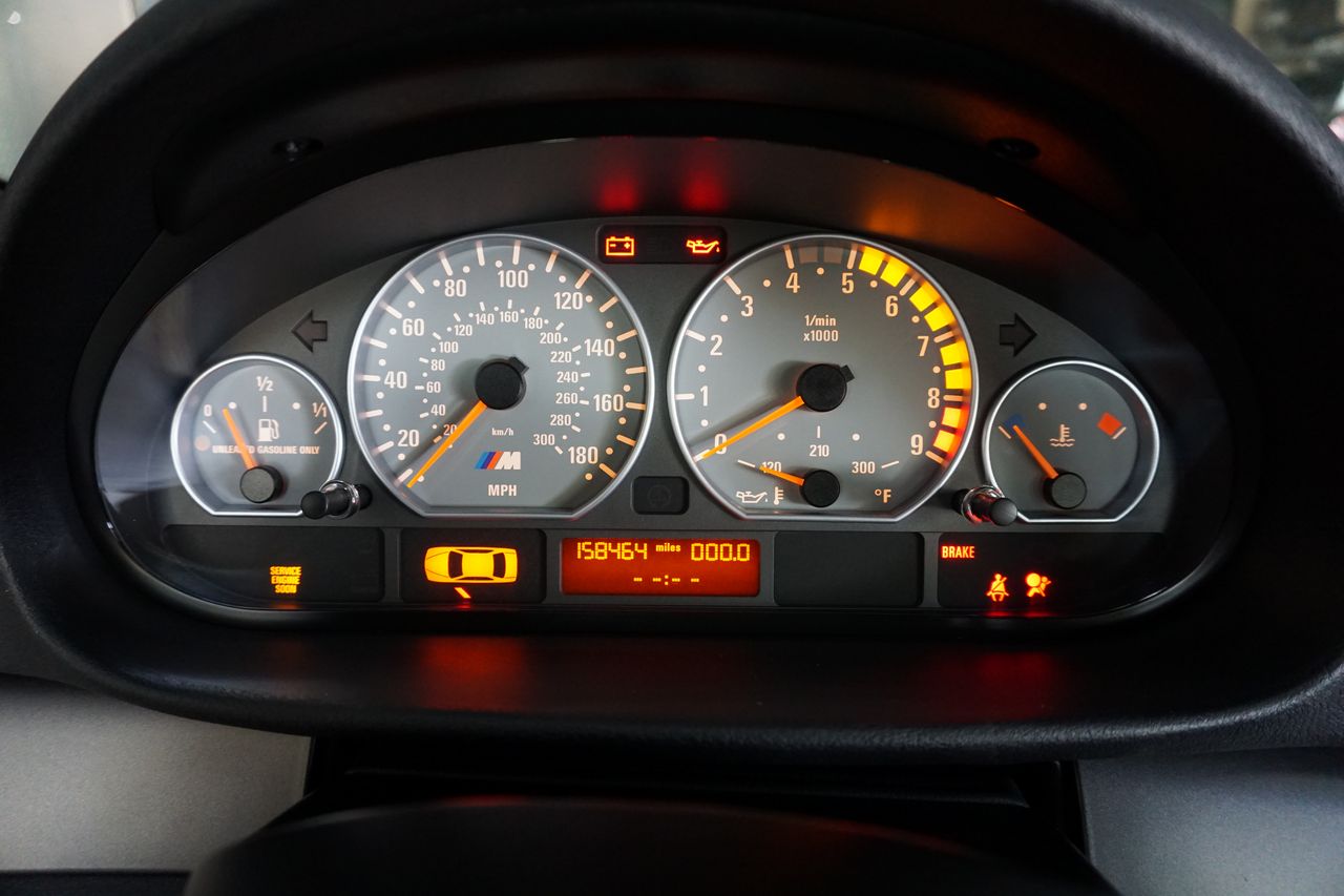Genuine BMW E46 Manual Cluster Insert Panels (SMG to 6MT)