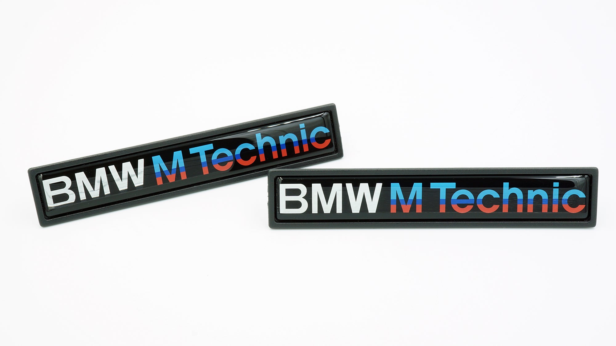 Genuine BMW M Technic Door Molding Emblem Pair