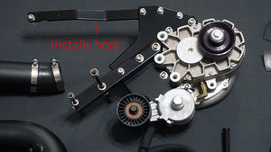 MSP Supercharger Upper Supercharger Brace Bracket for Dinan Supercharger M50 M52 S50 S52